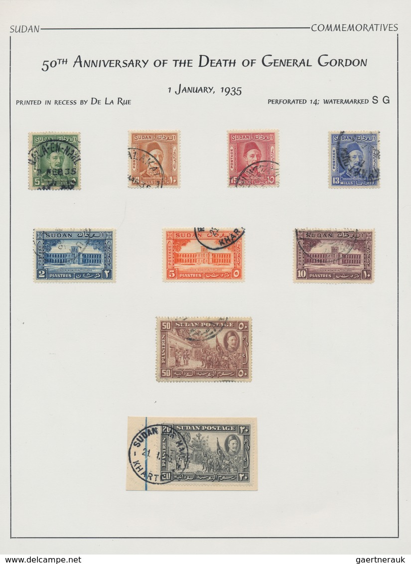 Sudan: 1935/1952 Ca., Interesting Mint/used Collection With More Than 350 Stamps On Exhibition Pages - Soedan (1954-...)