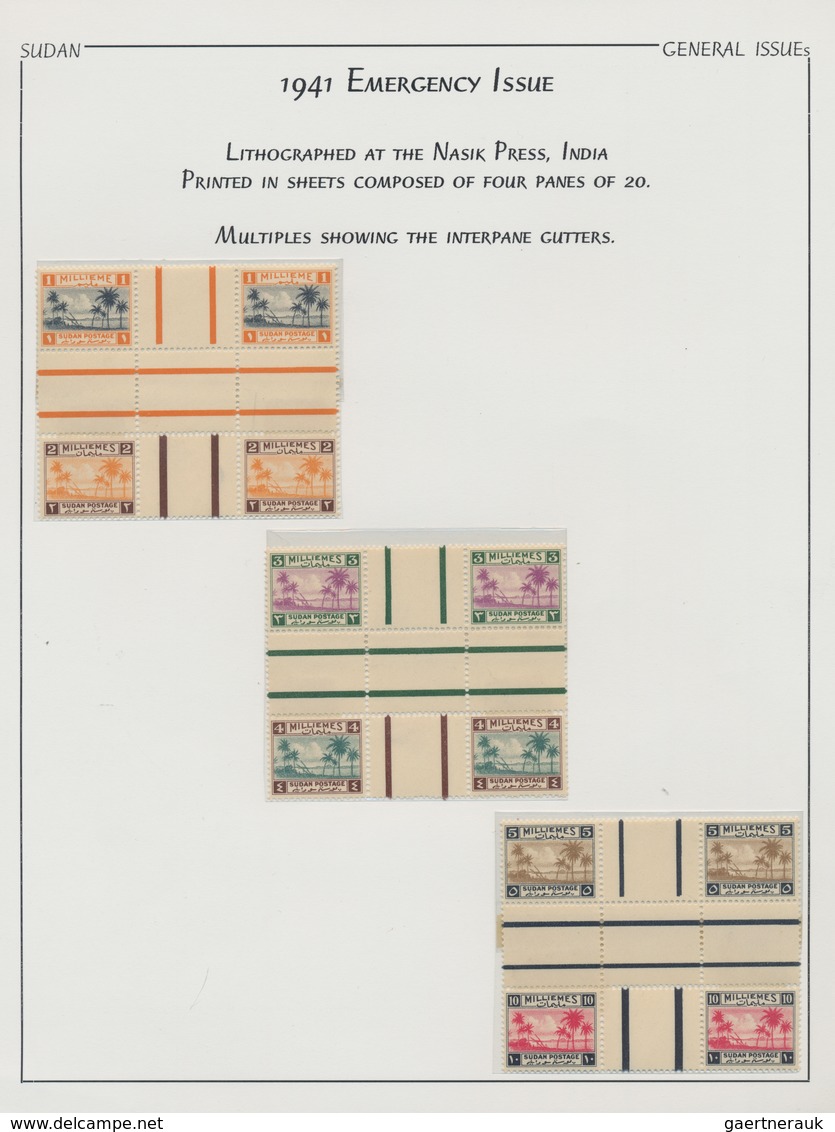 Sudan: 1935/1952 Ca., Interesting Mint/used Collection With More Than 350 Stamps On Exhibition Pages - Soudan (1954-...)