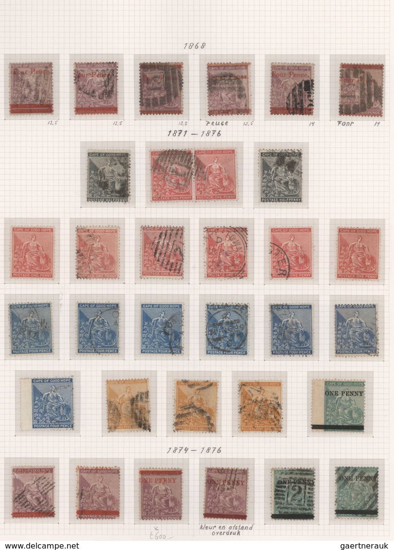 Kap Der Guten Hoffnung: 1864/1904, A Splendid Mint And Used Collection Of Apprx. 312 Stamps, Neatly - Kaap De Goede Hoop (1853-1904)