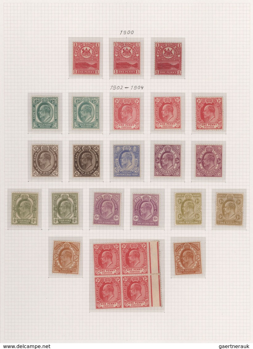 Kap Der Guten Hoffnung: 1864/1904, A Splendid Mint And Used Collection Of Apprx. 312 Stamps, Neatly - Kaap De Goede Hoop (1853-1904)