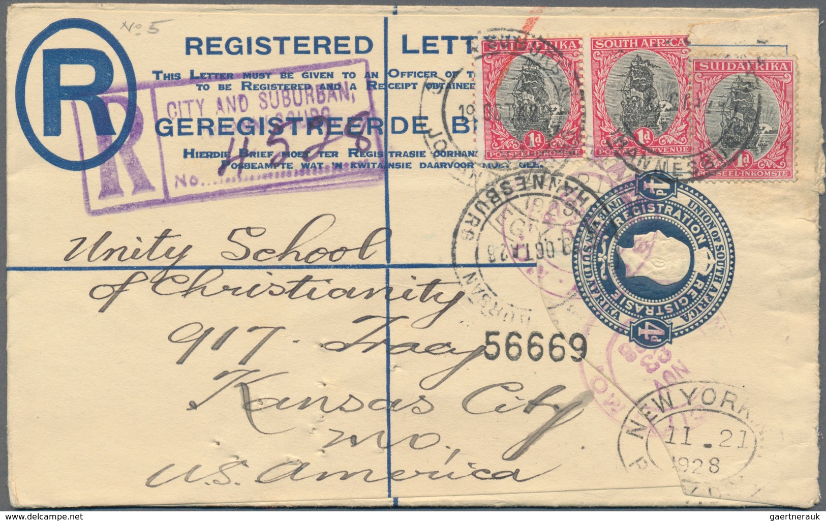 Südafrika: 1916/2005 (ca.), Accumulation Of Ca. 350 Covers And Unused, CTO-used And Commercially Use - Oblitérés