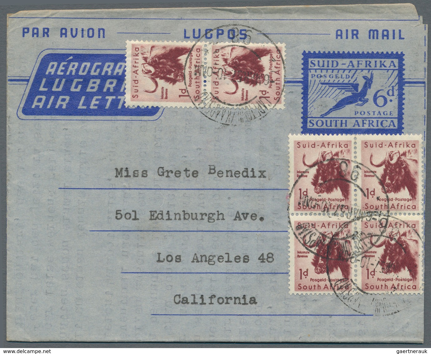 Südafrika - Ganzsachen: 1941/2002 (ca.) Attractive and great lot of AEROGRAMMES, more than 1.000 unu