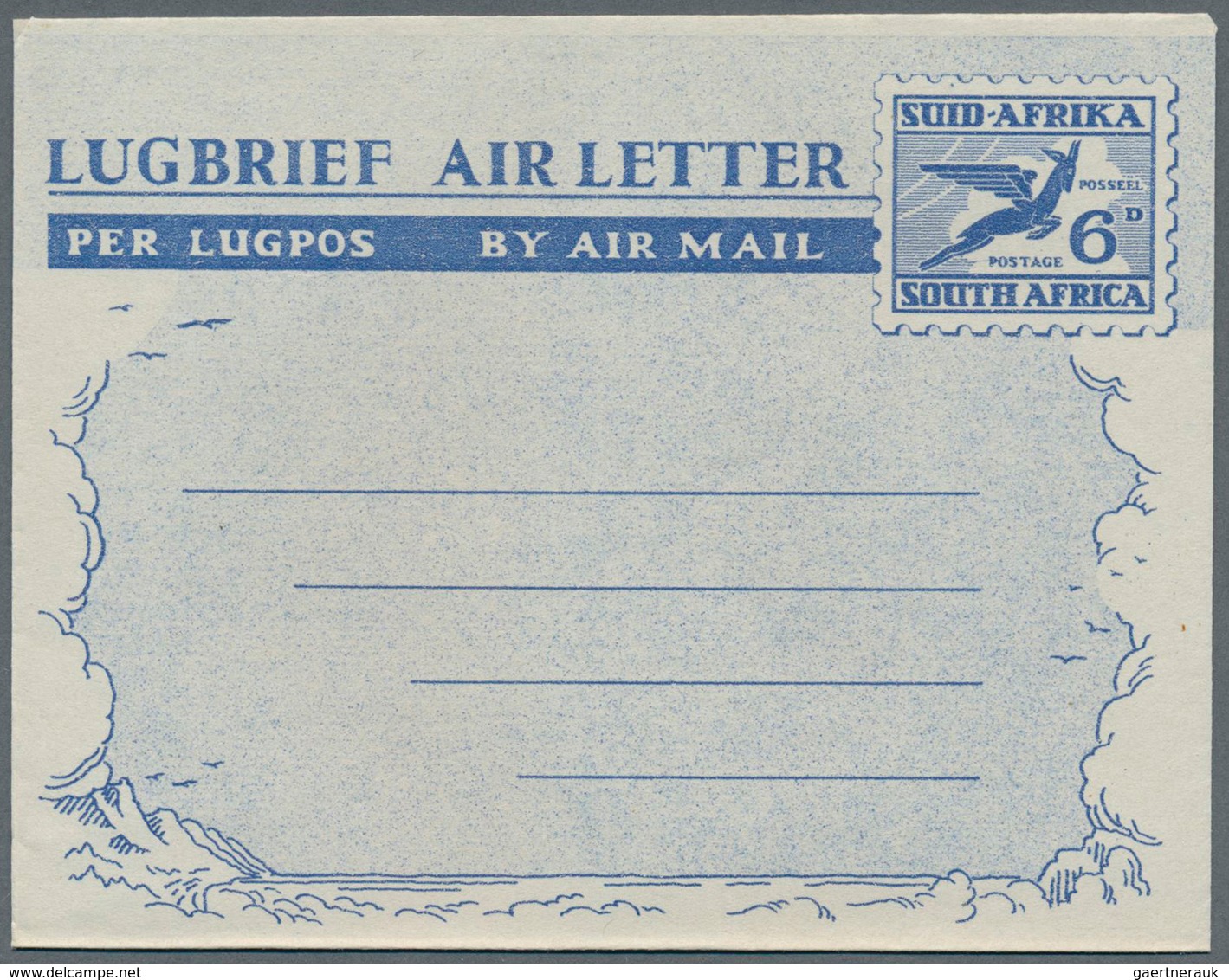 Südafrika - Ganzsachen: 1947/1971 (ca.), AEROGRAMMES: Accumulation With About 1.350 Unused And Used/ - Sonstige & Ohne Zuordnung