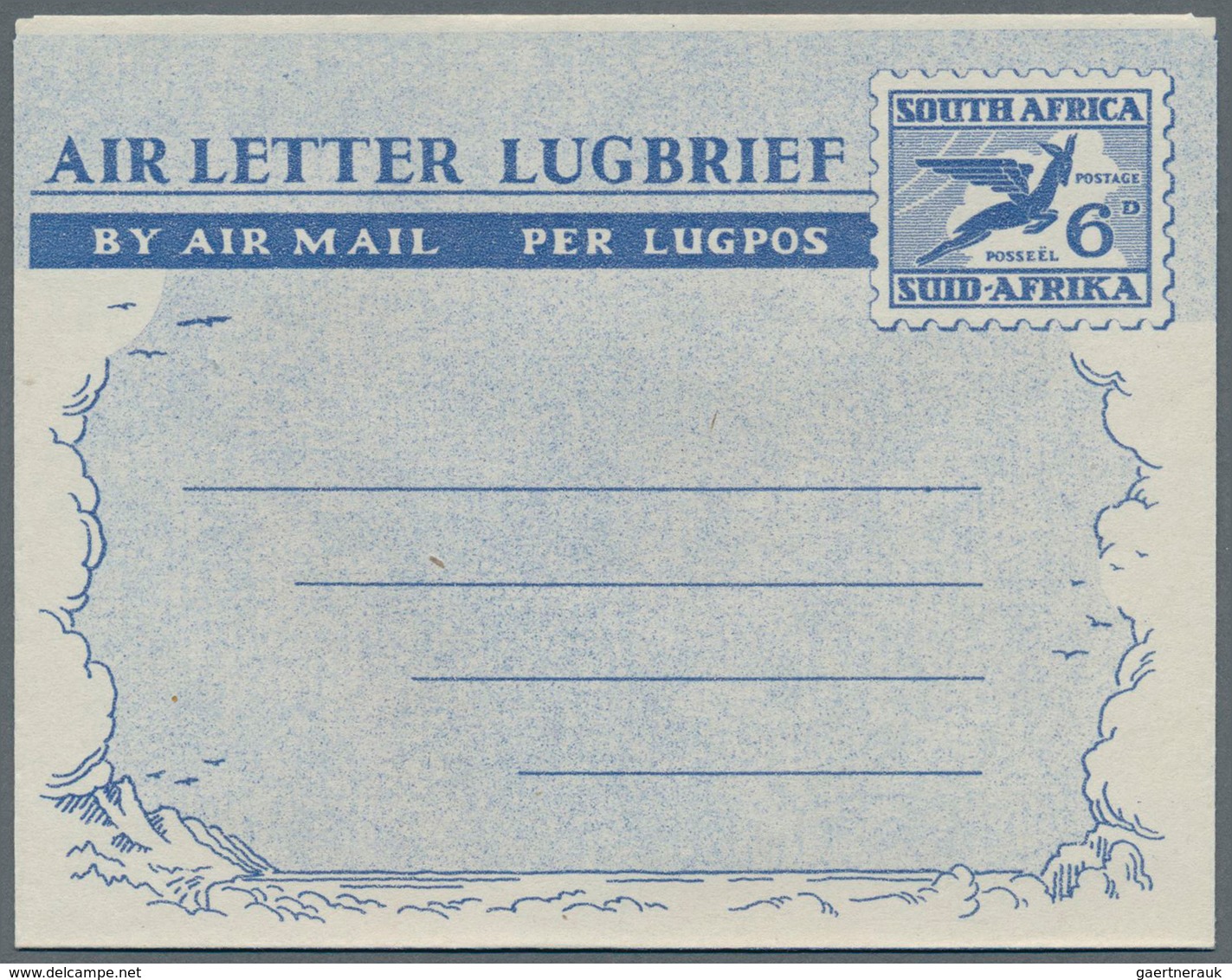 Südafrika - Ganzsachen: 1947/1971 (ca.), AEROGRAMMES: Accumulation With About 1.350 Unused And Used/ - Sonstige & Ohne Zuordnung