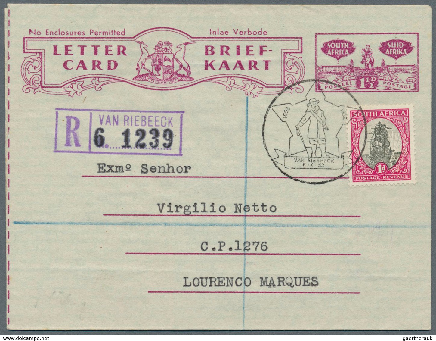 Südafrika - Ganzsachen: 1947/1971 (ca.), AEROGRAMMES: accumulation with about 1.350 unused and used/