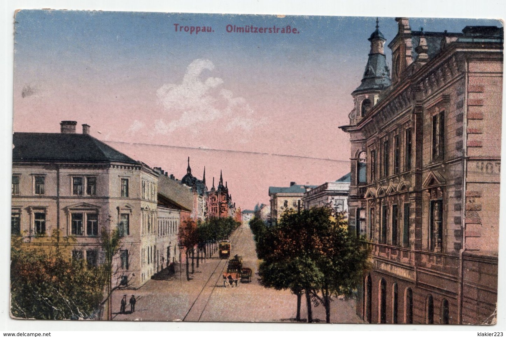 Troppau. Olmützerstrasse - Tschechische Republik