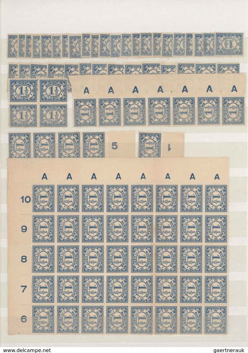 Surinam: 1914/1980 (ca.), Comprehensive, Mainly Mint Accumulation In Two Well Filled Stockbooks, Com - Suriname ... - 1975