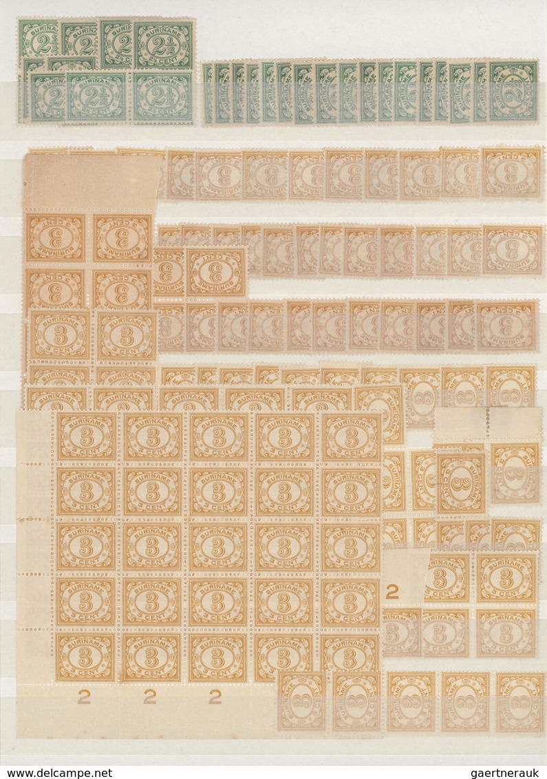 Surinam: 1914/1980 (ca.), Comprehensive, Mainly Mint Accumulation In Two Well Filled Stockbooks, Com - Surinam ... - 1975