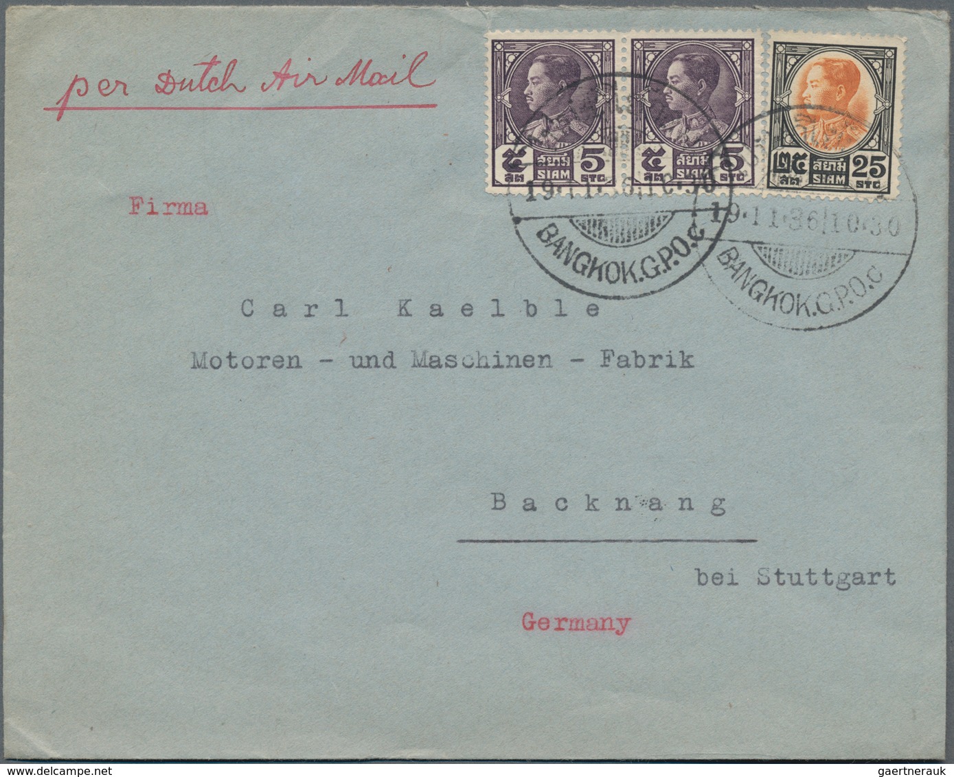 Thailand: 1918/85, Accumulation Of Approx. 650 Unused, CTO-used And Commercially Used Postal Station - Thaïlande