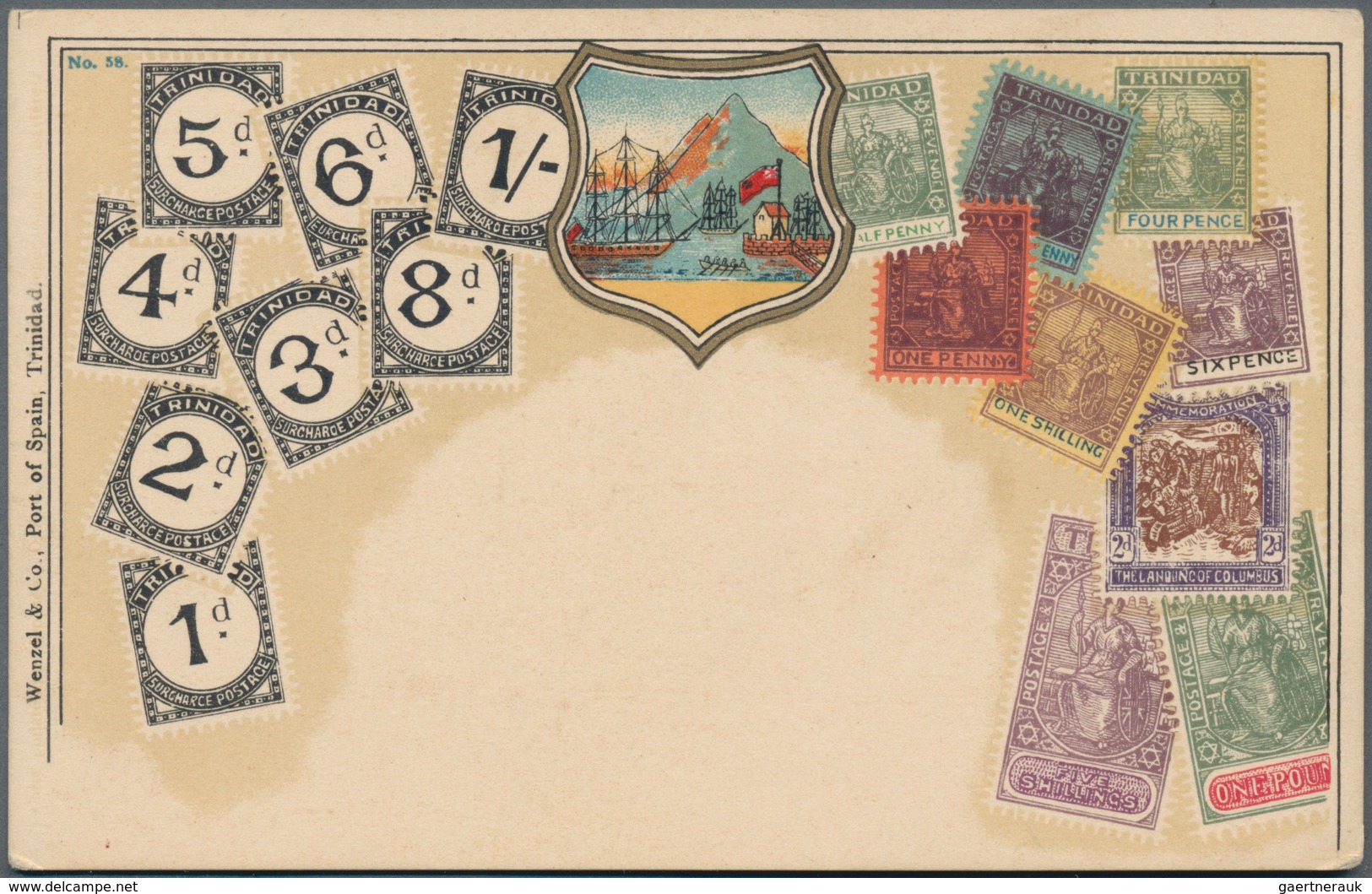 Trinidad Und Tobago: 1900/1970, Small Set With About 60 Historical Postcards, With A Minor Part Afte - Trinidad En Tobago (1962-...)