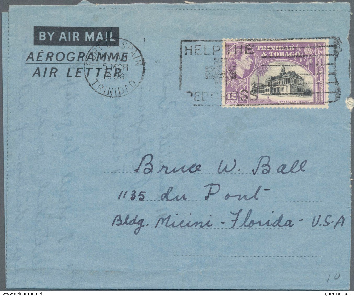 Trinidad Und Tobago: 1950/81 (ca.), Approx. 560 Pieces Of Covers And Air Letter Stationeries, Includ - Trinidad En Tobago (1962-...)