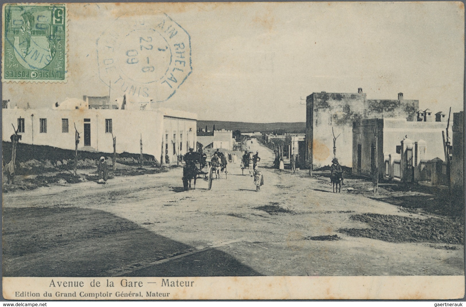 Tunesien: 1900/1950, Box With More Then 300 Historical Postcards With A Minor Part Dated After 1945. - Gebraucht