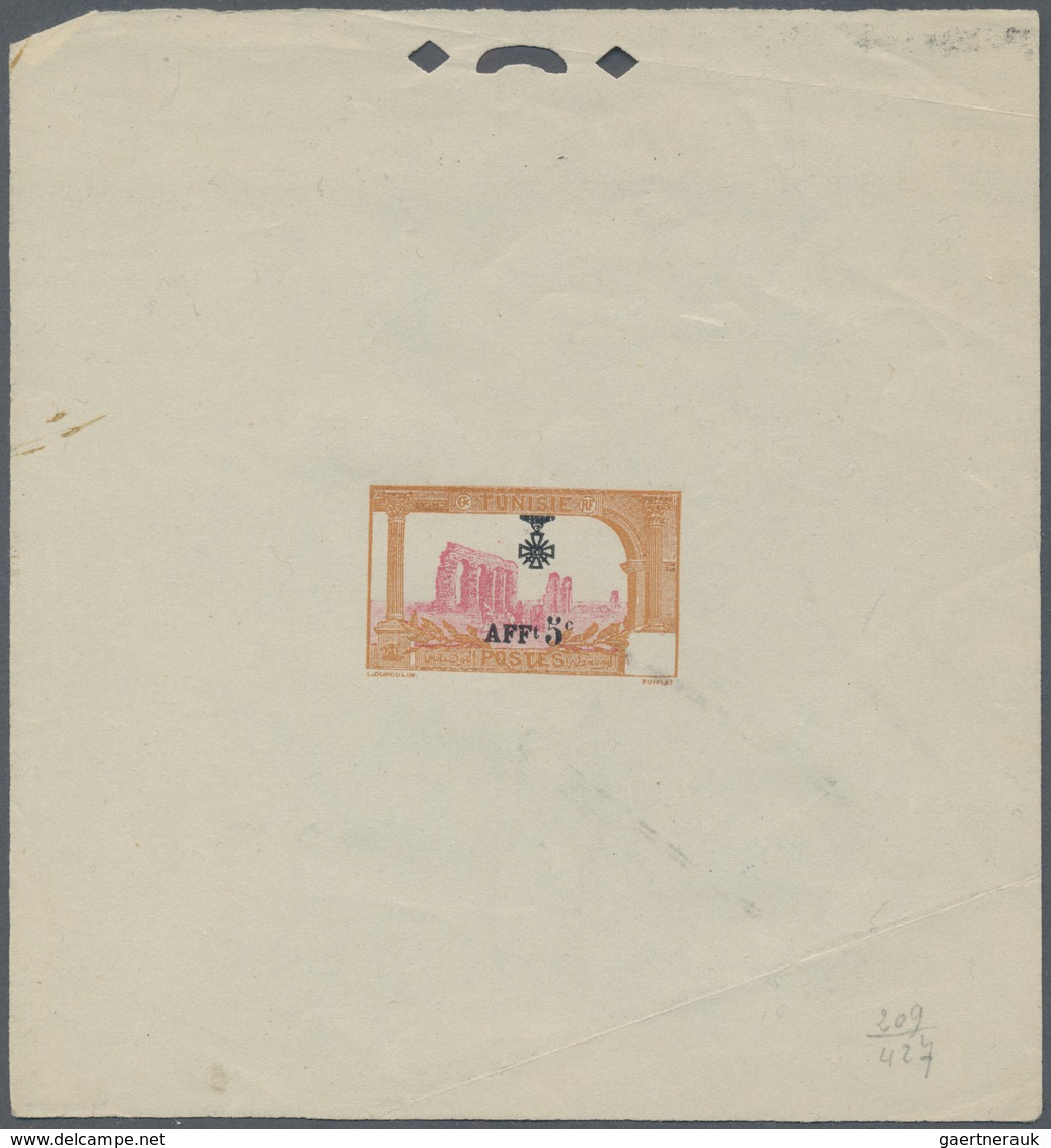 Tunesien: 1906/1982, Almost Exclusively Up To 1955 (French Period), Collection Of Apprx. 326 EPREUVE - Usados