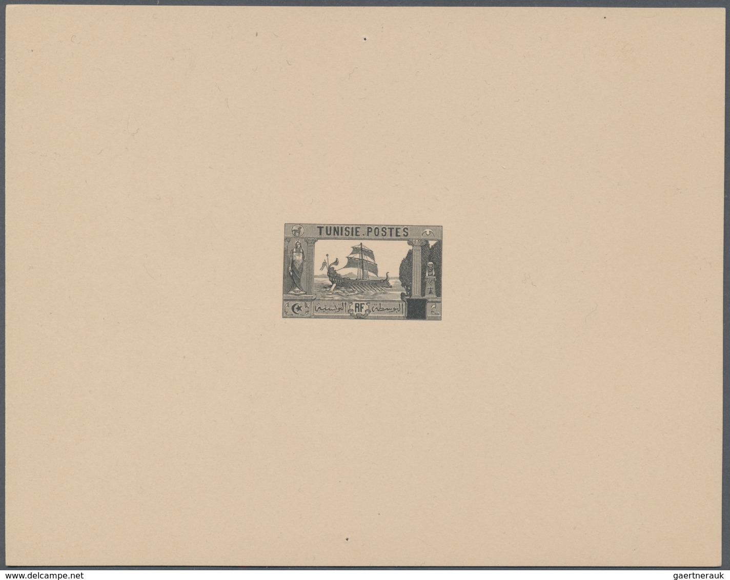 Tunesien: 1906/1982, Almost Exclusively Up To 1955 (French Period), Collection Of Apprx. 326 EPREUVE - Usados