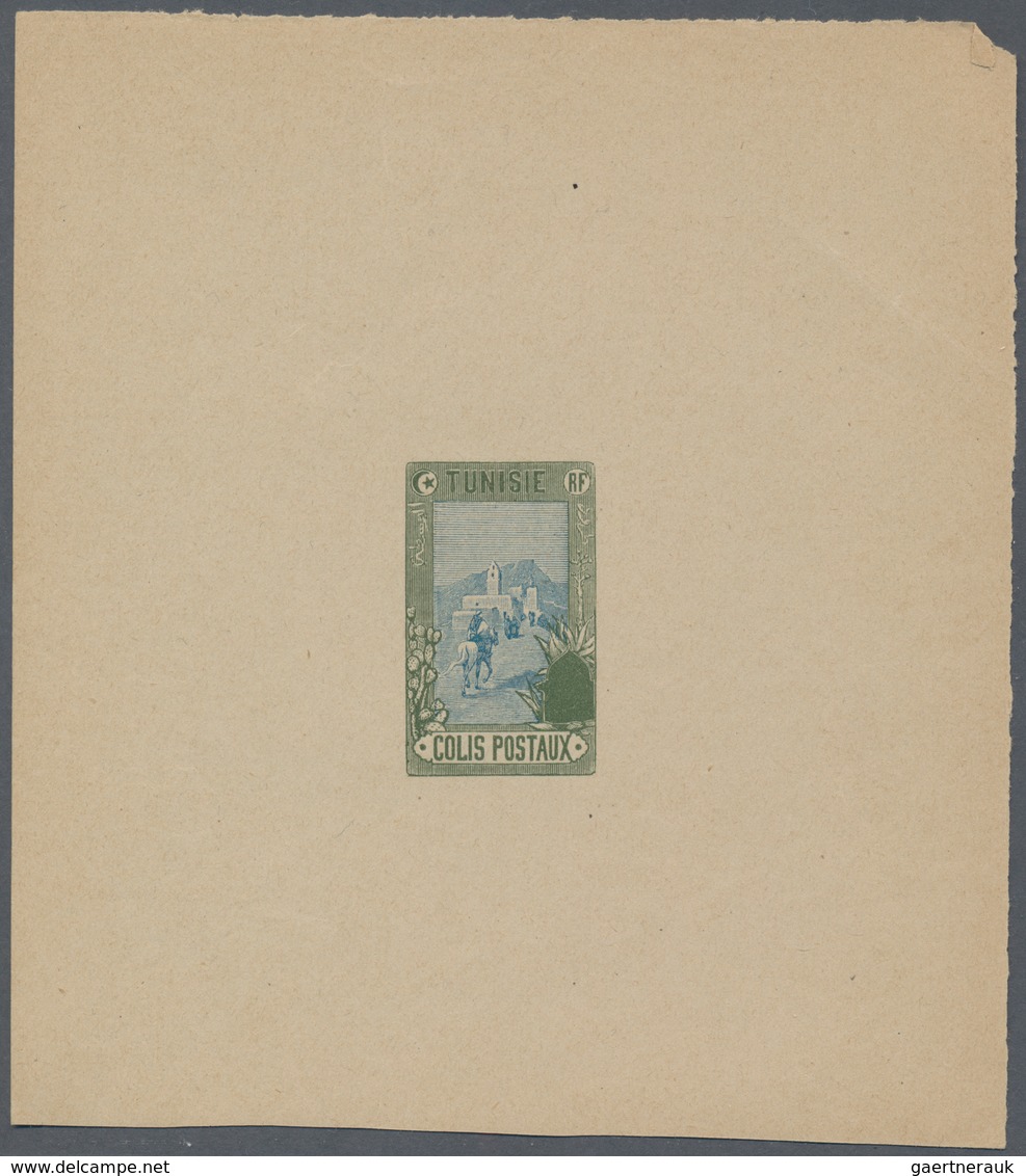 Tunesien: 1906/1982, almost exclusively up to 1955 (French period), collection of apprx. 326 EPREUVE