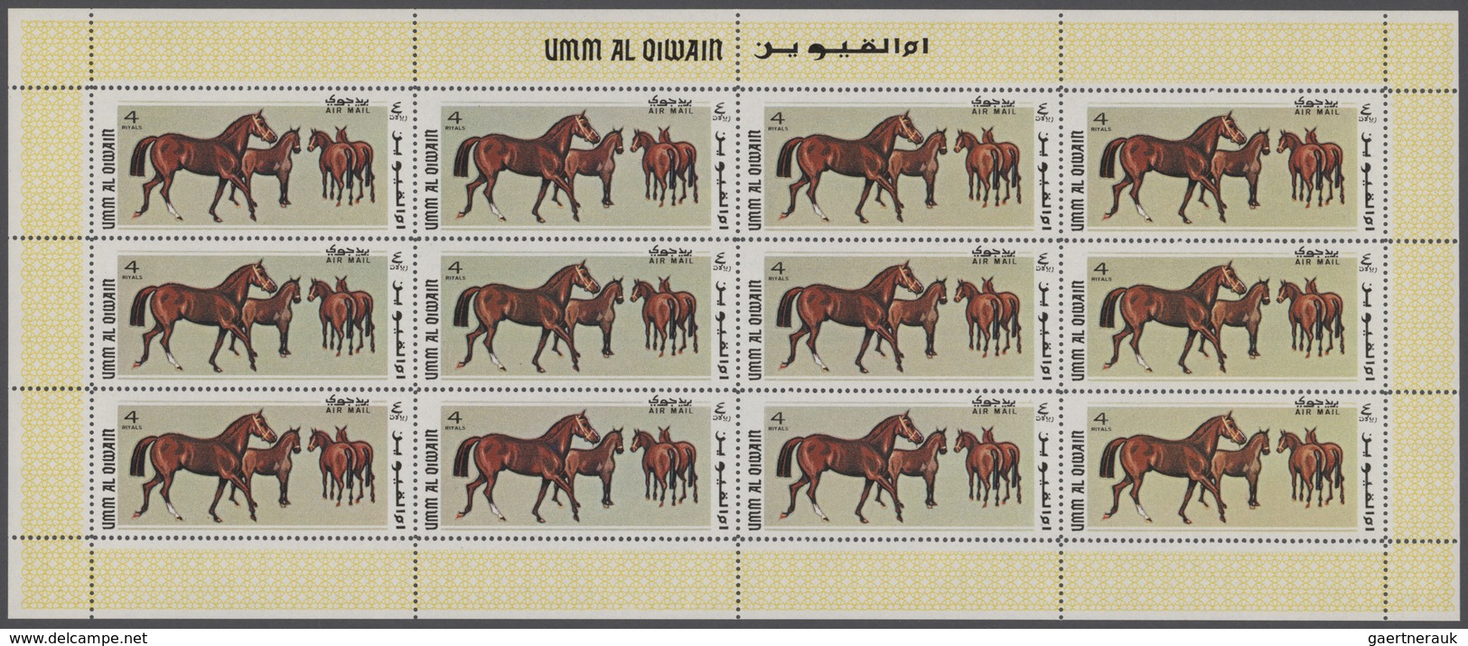 Umm Al Qaiwain: 1964/1969, Big Investment Accumulation Of Full Sheets, Part Sheets And Souvenir Shee - Umm Al-Qiwain