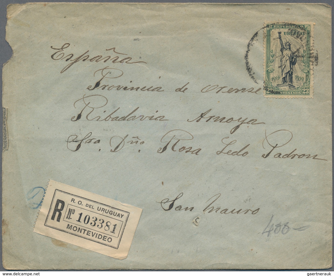 Uruguay: 1869/1976, Interesting Lot Of Approx. 90 Covers Including Some Early Letters To Europe. Mix - Uruguay