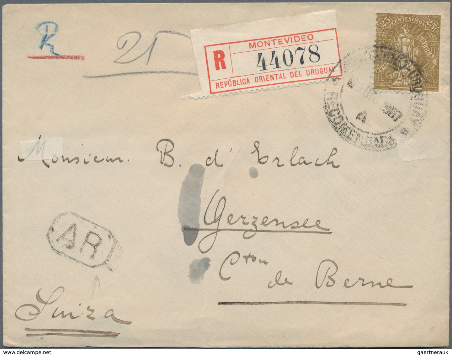 Uruguay: 1885/1907, 26 Covers And Cards From Different Towns In Uruguay Mostly Sent To Argentina Con - Uruguay