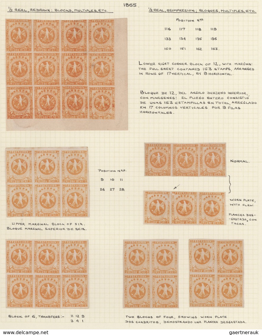 Venezuela: 1863/1865, Specialised Collection Of The Eagle Issue (Michel Nos. 7/11, Scott Nos. 10/14) - Venezuela