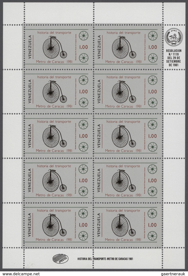 Venezuela: 1973/1986, Big Investment Accumulation Of Full Sheets And Part Sheets. Varying Quantity: - Venezuela