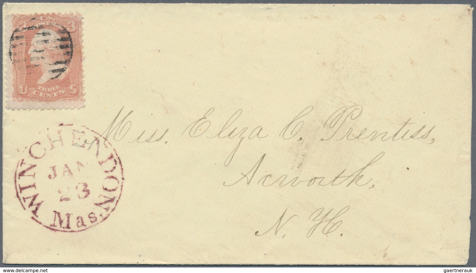 Vereinigte Staaten von Amerika: 1850/1950 (ca.), holding of more than 200 covers/cards/stationeries,