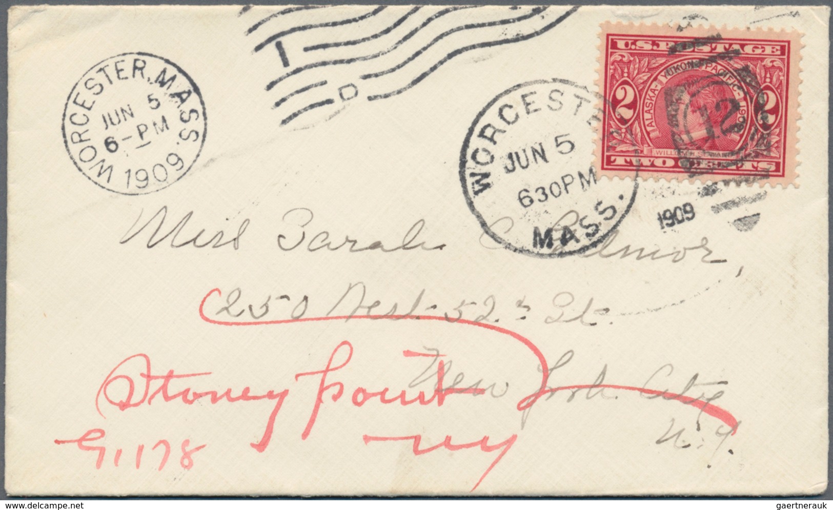 Vereinigte Staaten von Amerika: 1850/1950 (ca.), holding of more than 200 covers/cards/stationeries,