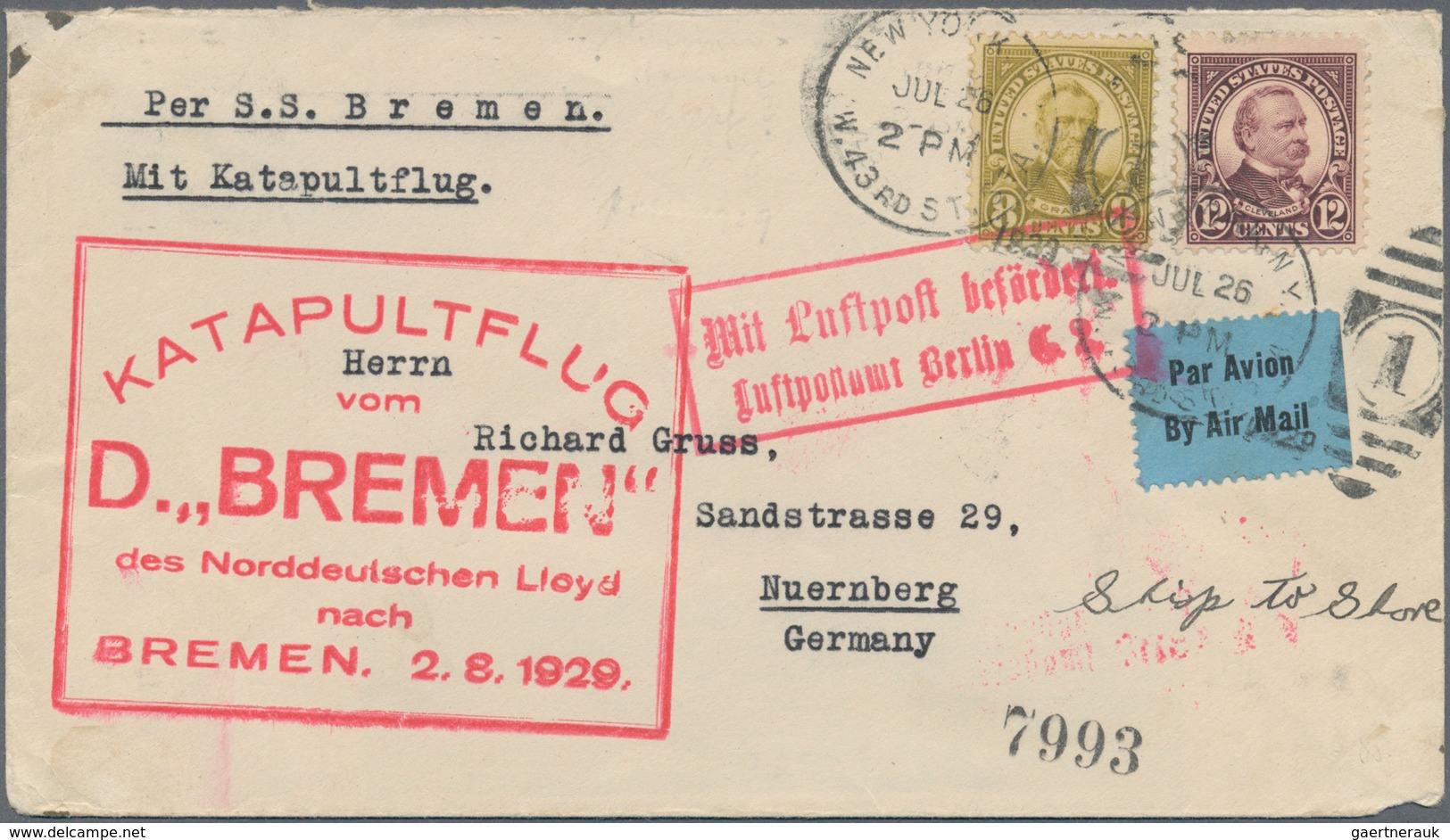 Vereinigte Staaten von Amerika: 1850/1950 (ca.), holding of more than 200 covers/cards/stationeries,