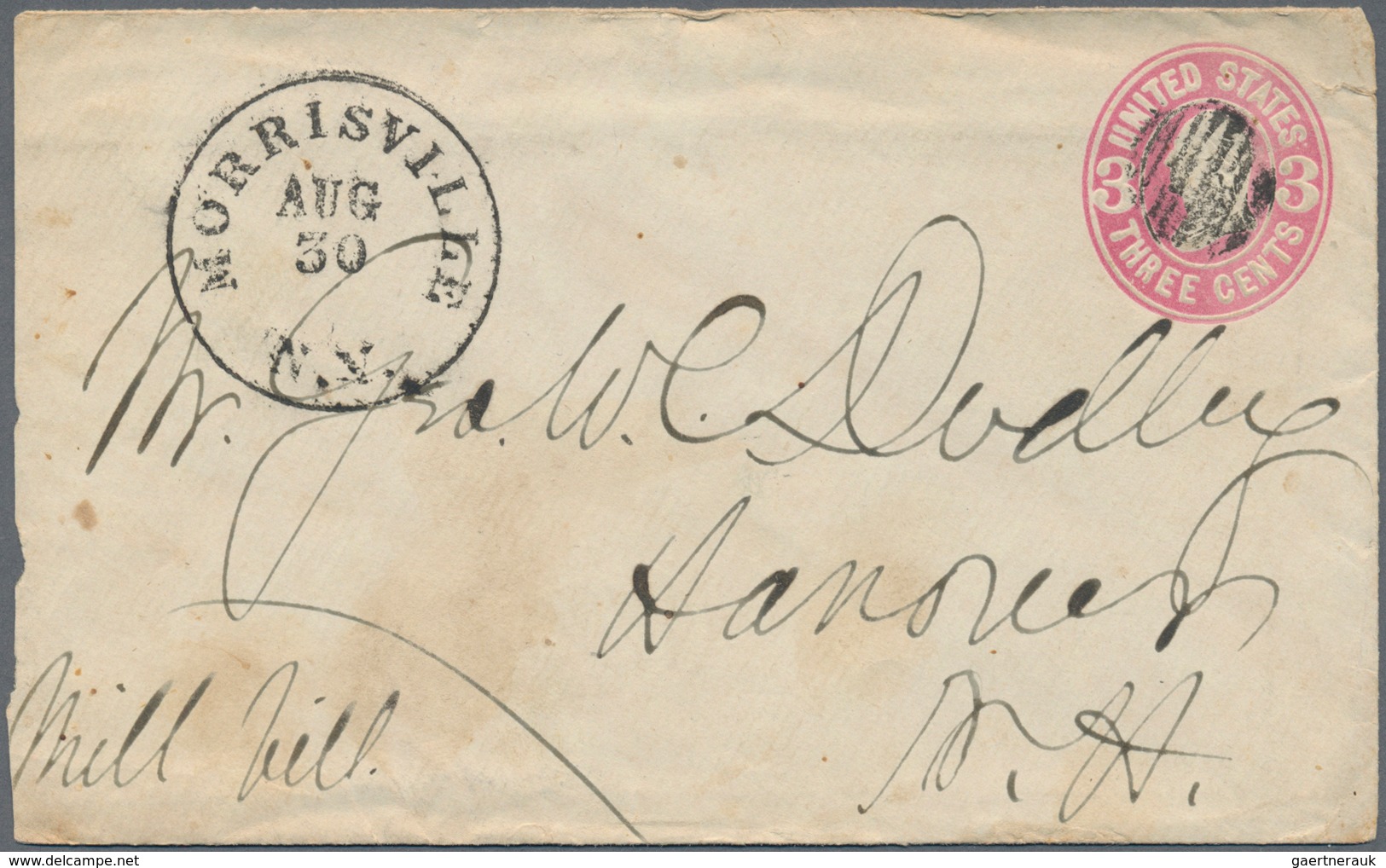 Vereinigte Staaten von Amerika: 1850/1950 (ca.), holding of more than 200 covers/cards/stationeries,