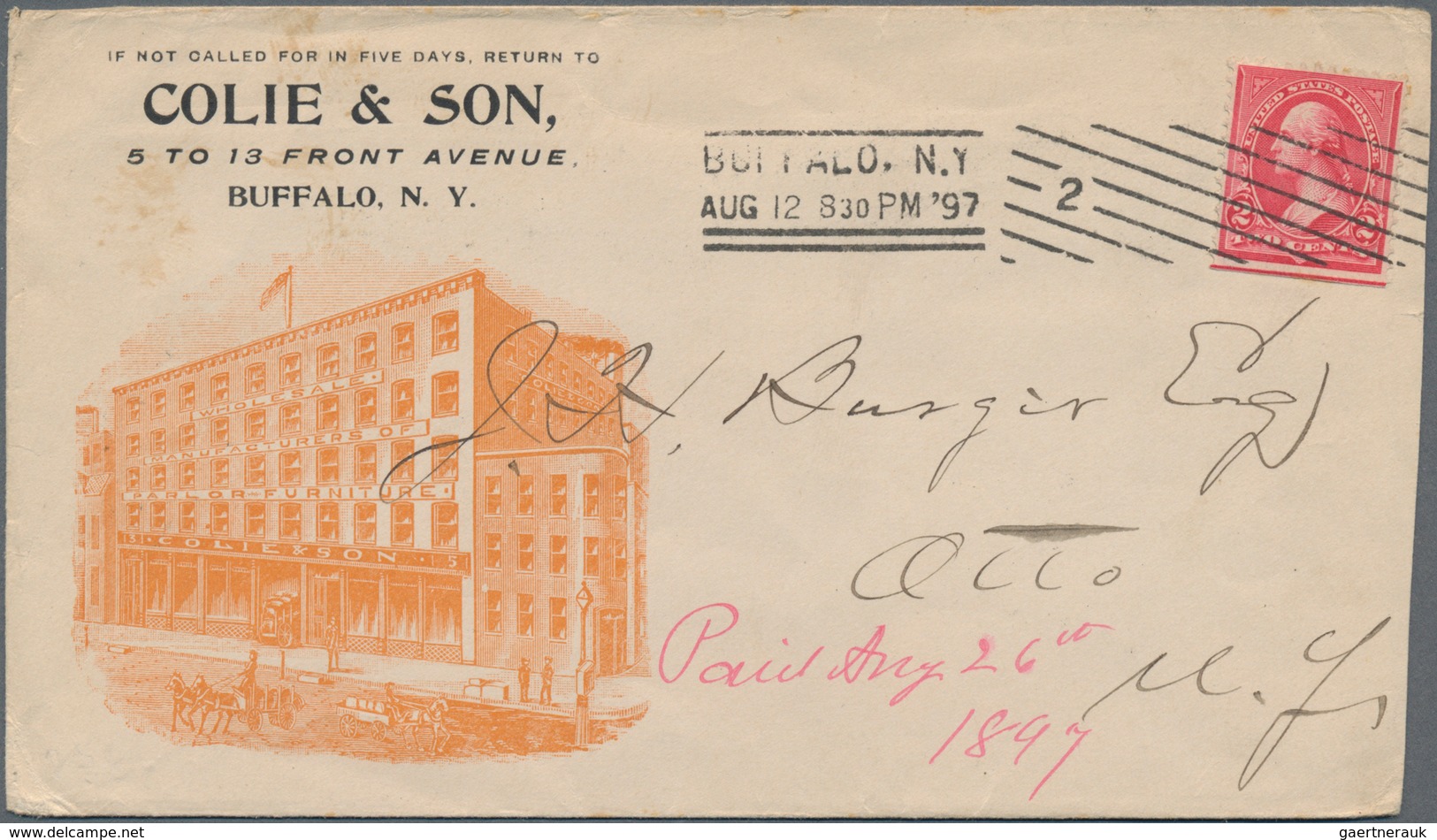 Vereinigte Staaten Von Amerika: 1861/1994 (ca.) Holding Of Ca. 590 Letters, Cards, Picture-postcards - Briefe U. Dokumente
