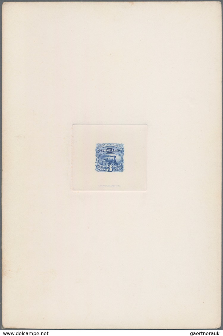 Vereinigte Staaten Von Amerika: 1869, Defintives "Pictorials", 1c.-90c., Complete Set Of Ten "NATION - Brieven En Documenten