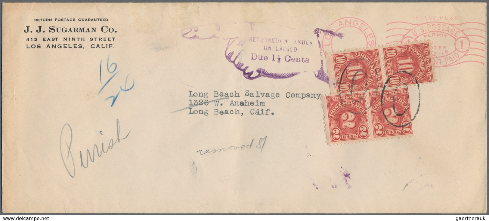 Vereinigte Staaten Von Amerika: 1885/2005 (ca.) Accumulation Of Ca. 770 Letters, Cards, Picture-post - Brieven En Documenten