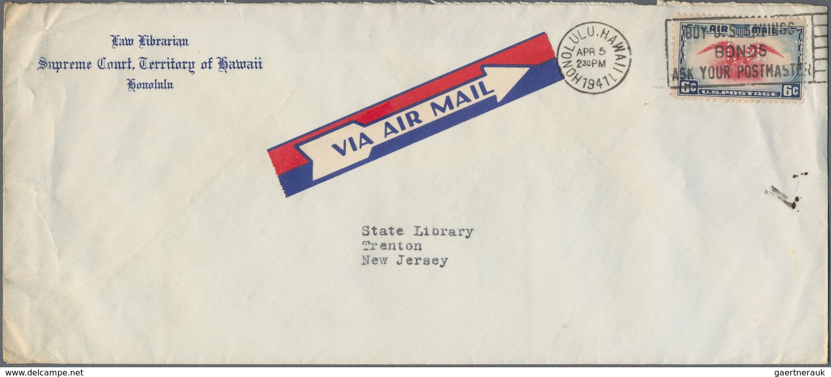 Vereinigte Staaten Von Amerika: 1890/1981, 12 Covers All Sent From Hawaii, Incl. Censored Mail, Airm - Brieven En Documenten