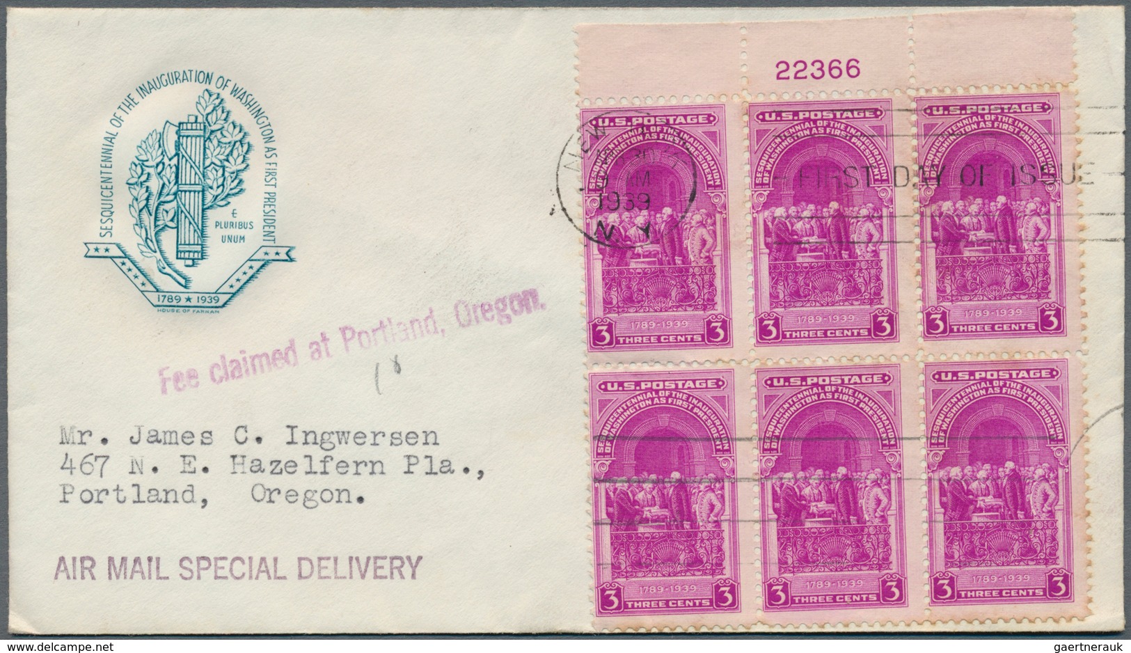 Vereinigte Staaten Von Amerika: 1929/1945 (focus On 1930s), Lot Of 107 FDC Often Bearing Stamps In U - Lettres & Documents