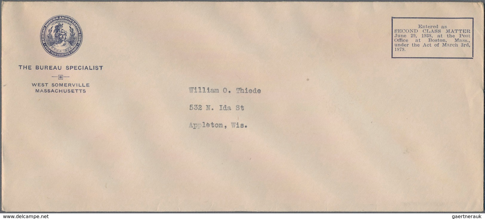 Vereinigte Staaten Von Amerika: 1932/50 (ca.), Accumulation Of Approx. 500 Covers All Franked By Met - Cartas & Documentos