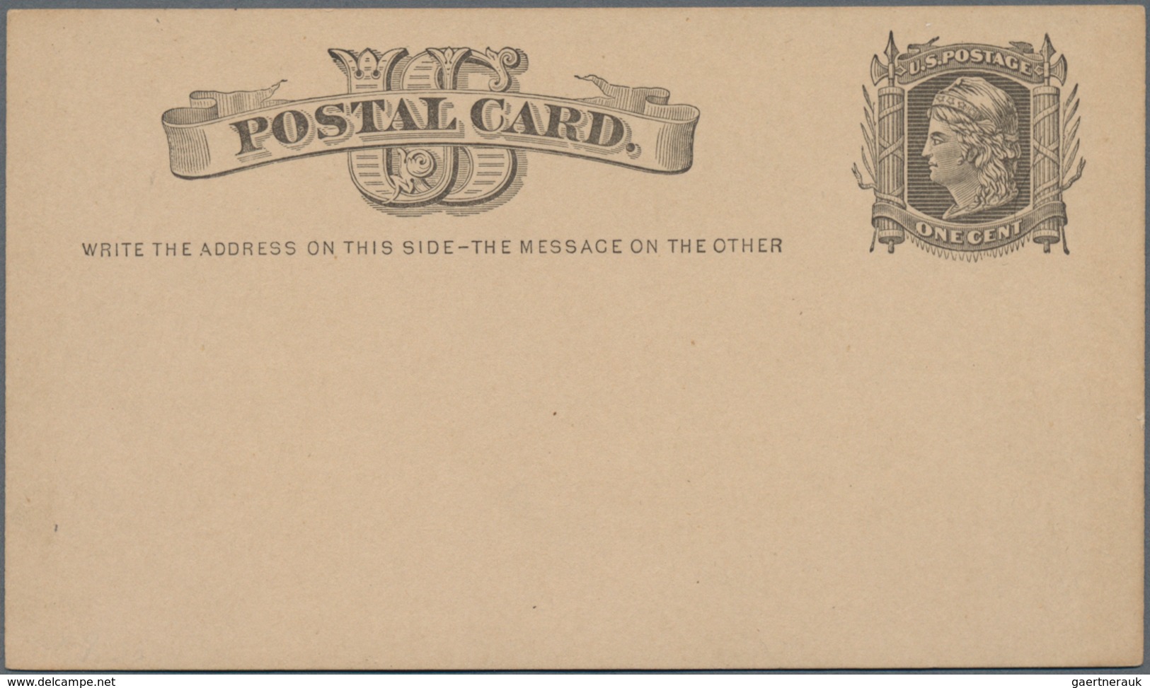 Vereinigte Staaten von Amerika - Ganzsachen: starting 1873 holding of ca. 210 unused and used postal