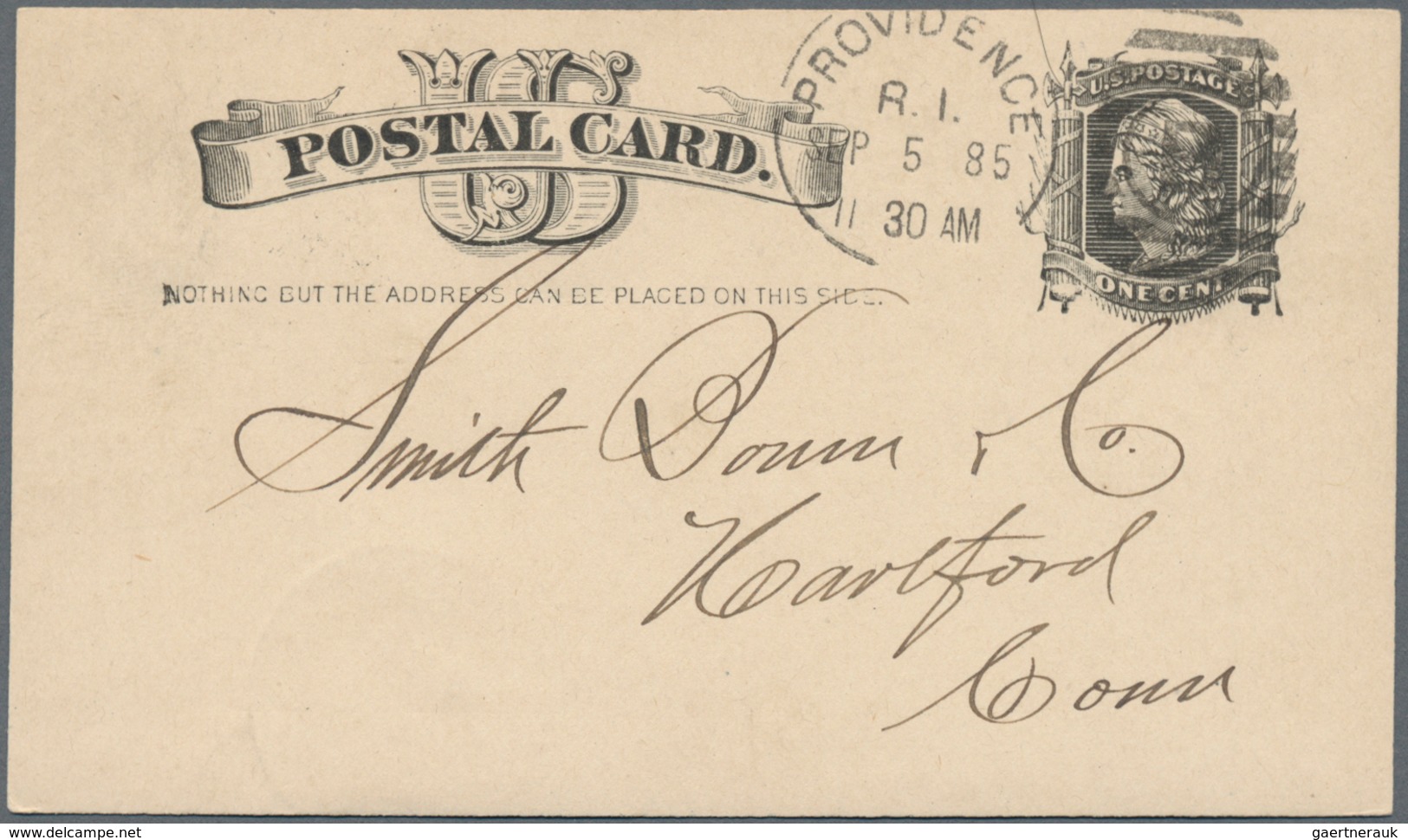 Vereinigte Staaten von Amerika - Ganzsachen: starting 1873 holding of ca. 210 unused and used postal