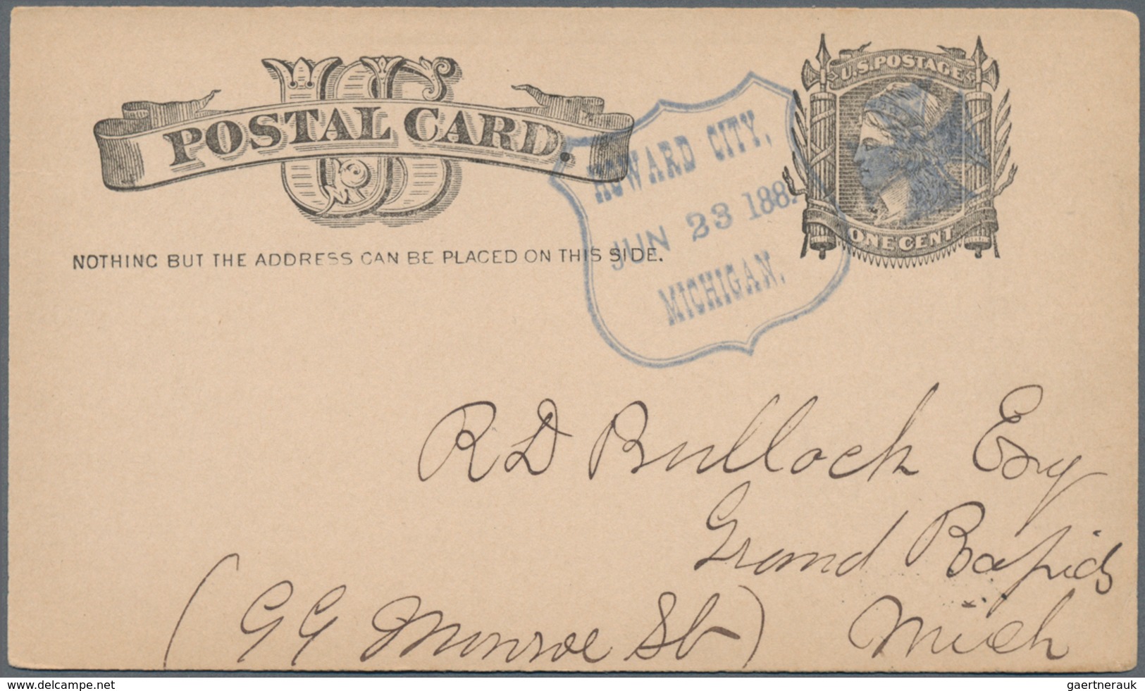 Vereinigte Staaten von Amerika - Ganzsachen: starting 1873 holding of ca. 210 unused and used postal