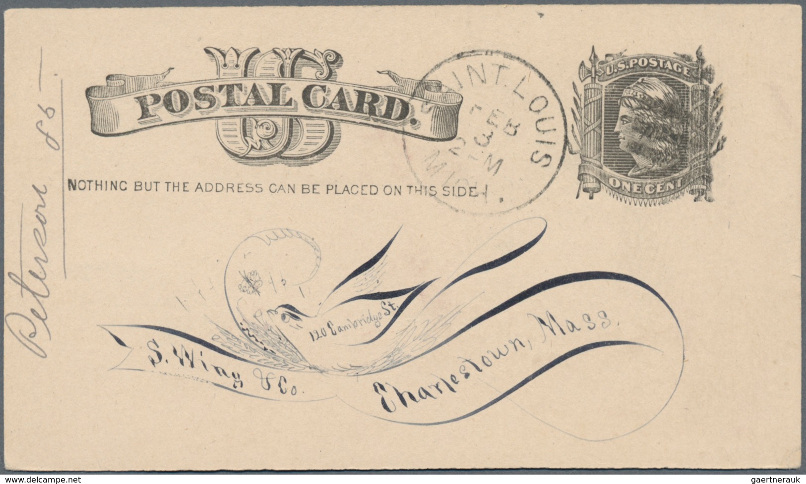 Vereinigte Staaten von Amerika - Ganzsachen: starting 1873 holding of ca. 210 unused and used postal