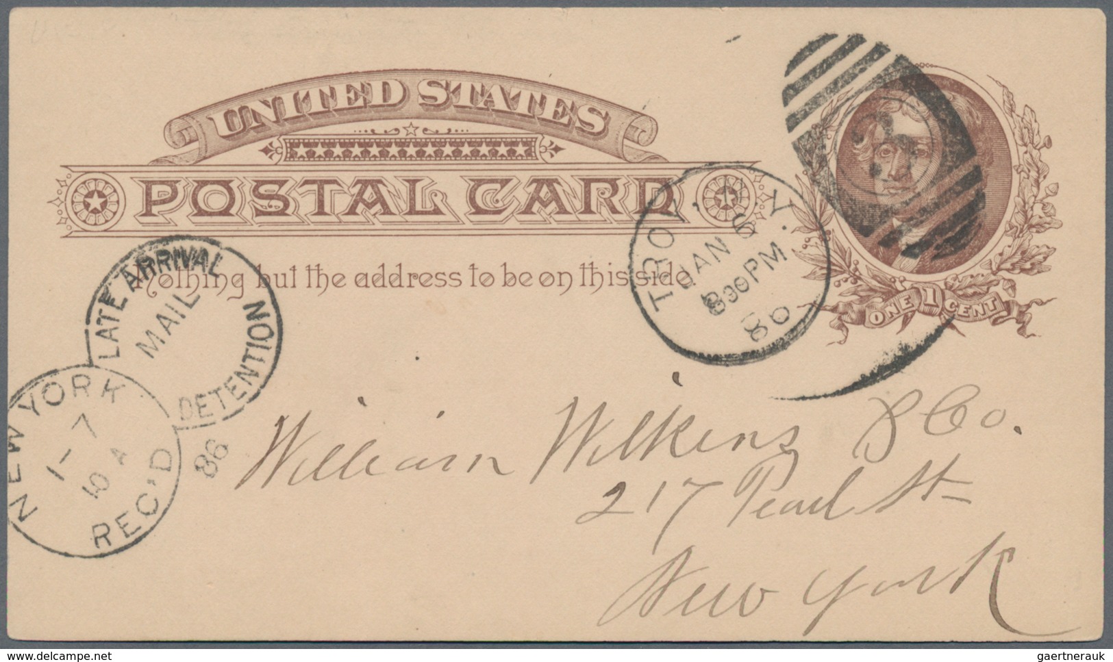 Vereinigte Staaten Von Amerika - Ganzsachen: 1875/1920 Accumulation Of Ca. 290 Used Postal Stationer - Andere & Zonder Classificatie