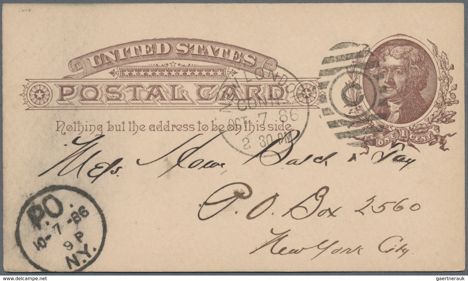 Vereinigte Staaten Von Amerika - Ganzsachen: 1875/91 Holding Of Ca. 470 Used Postal Stationery Cards - Andere & Zonder Classificatie