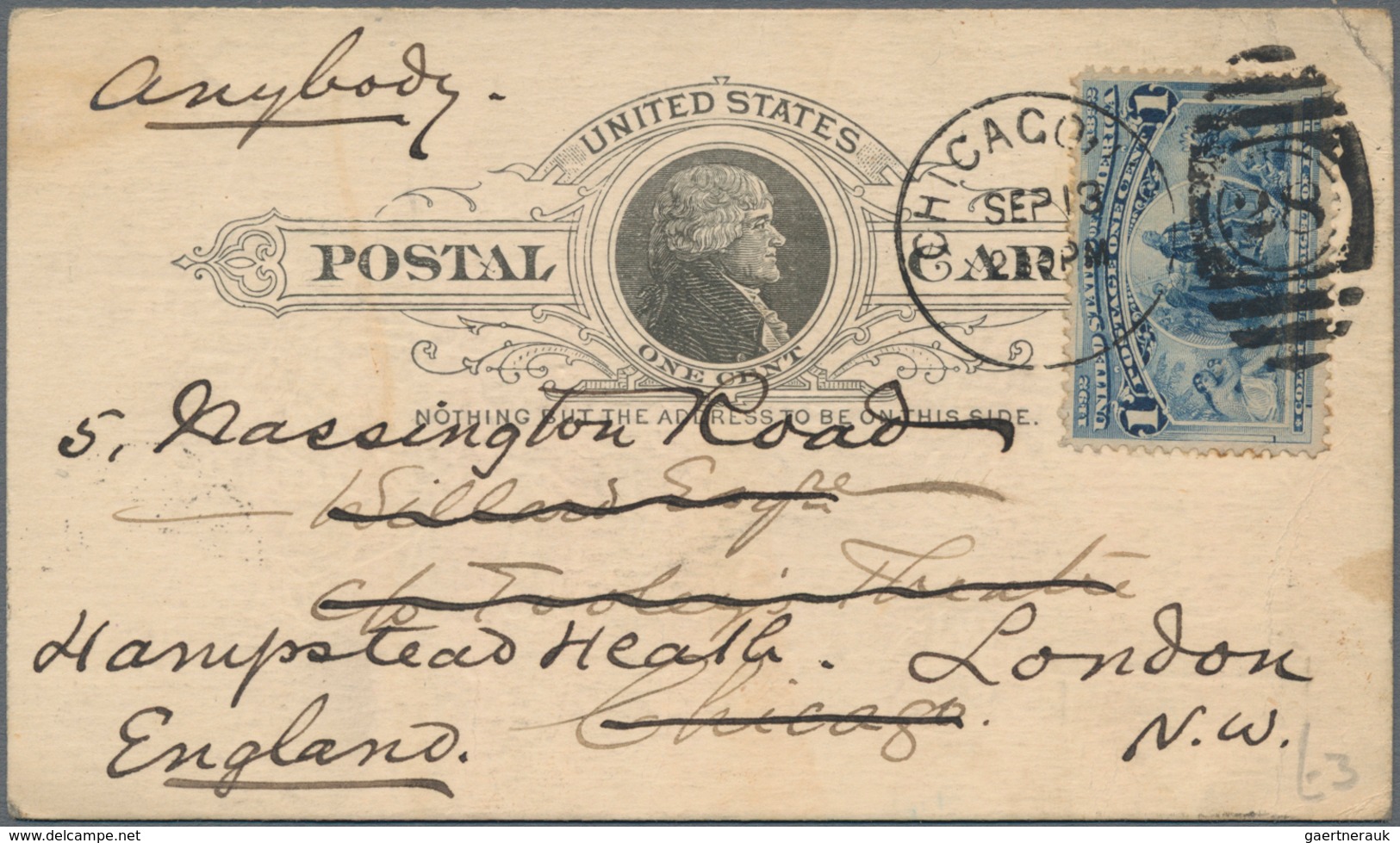 Vereinigte Staaten Von Amerika - Ganzsachen: 1887/90 (ca.), Old Box With Nice Collection Of Ca. 660 - Andere & Zonder Classificatie