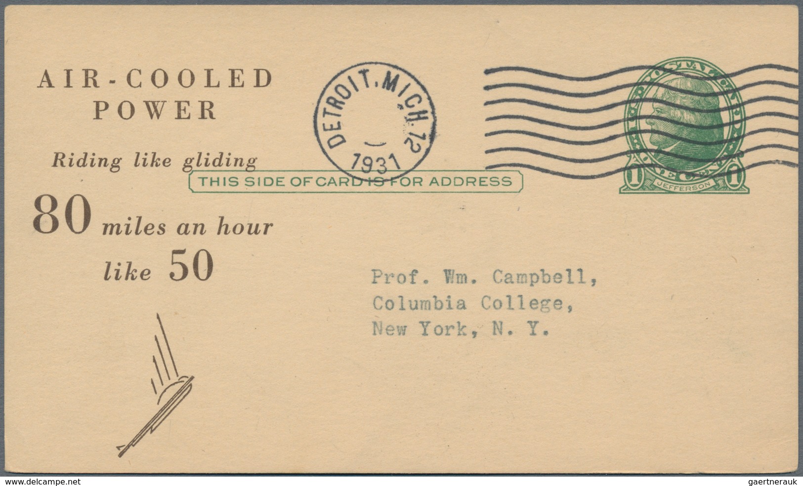 Vereinigte Staaten Von Amerika - Ganzsachen: 1931/35, 18 Preprinted And Used Postal Stationery Cards - Otros & Sin Clasificación