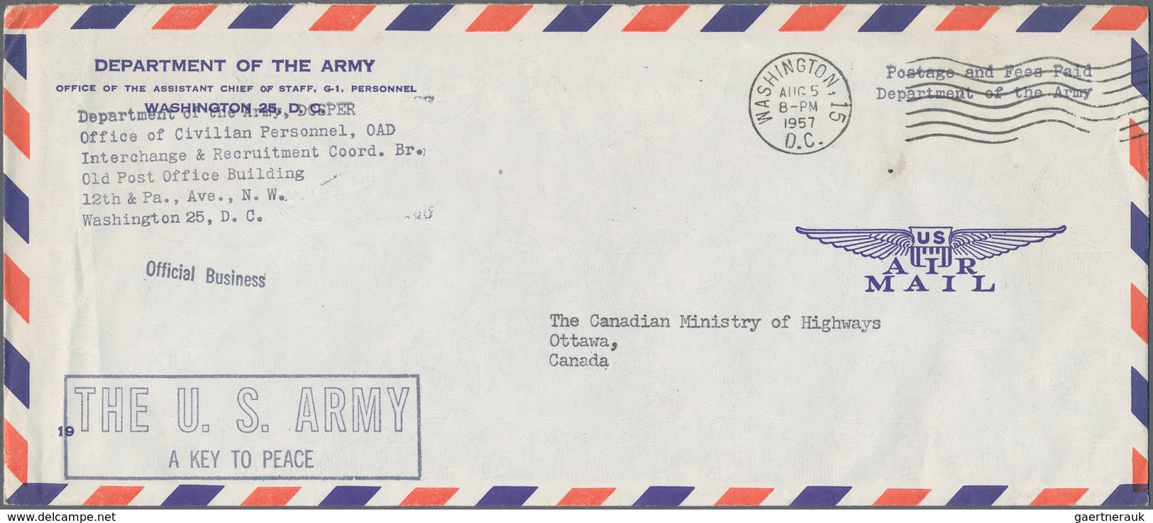 Vereinigte Staaten Von Amerika - Militärpost / Feldpost: 1938/72 Highly Interesting Accumulation Of - Sonstige & Ohne Zuordnung