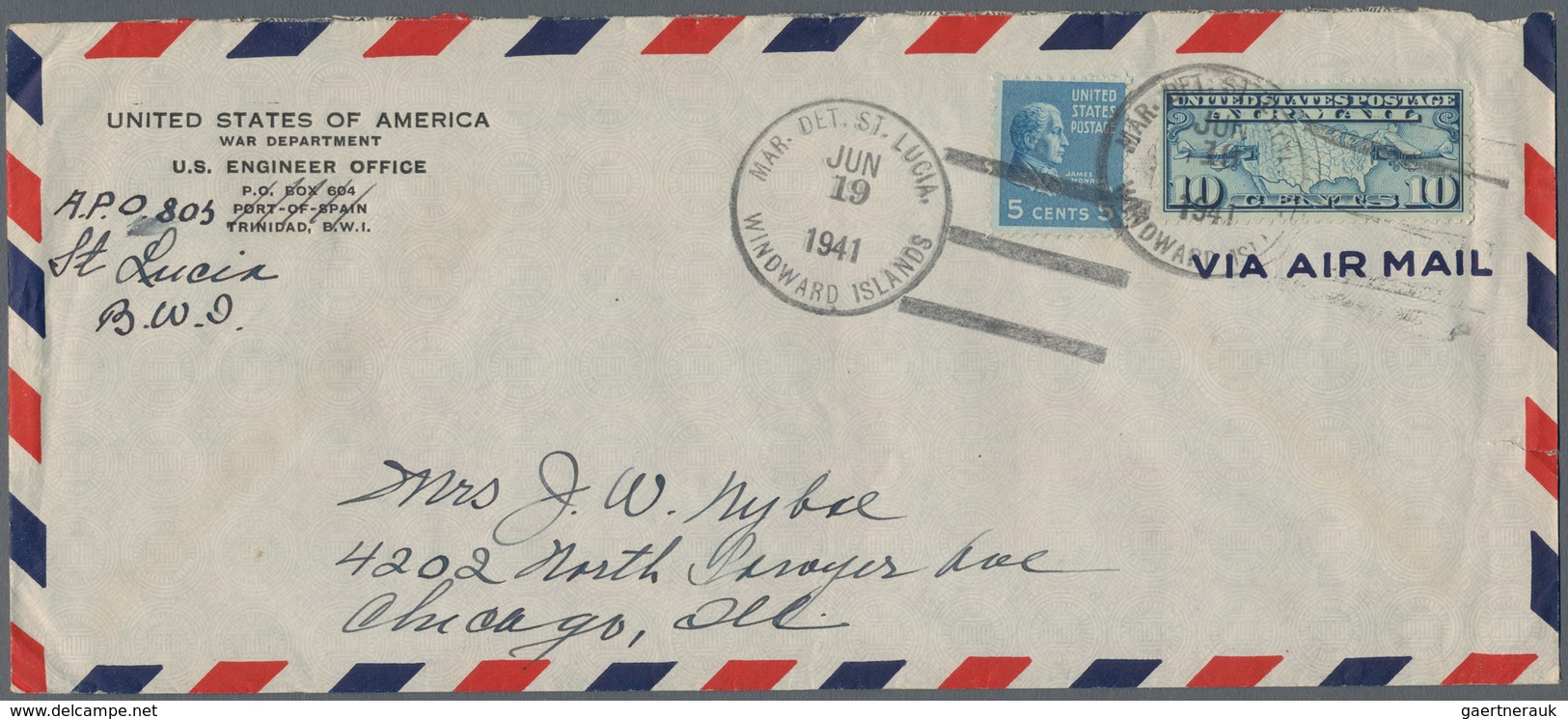 Vereinigte Staaten Von Amerika - Militärpost / Feldpost: 1941/53 (ca.), Accumulation Of Approx. 420 - Autres & Non Classés
