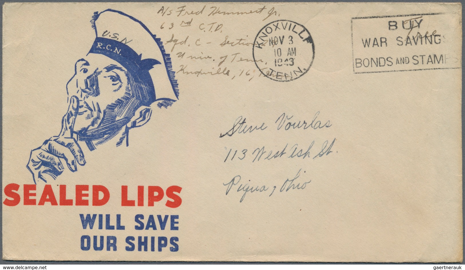Vereinigte Staaten Von Amerika - Militärpost / Feldpost: 1942/46, Accumulation Of Approx. 440 Covers - Autres & Non Classés