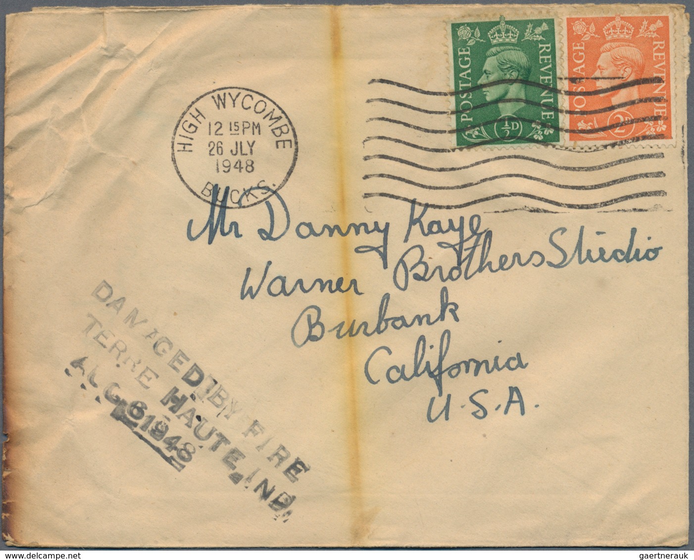 Vereinigte Staaten Von Amerika - Besonderheiten: 1948 Incoming Mail From UK Ca. 30 Letters, That Wer - Andere & Zonder Classificatie