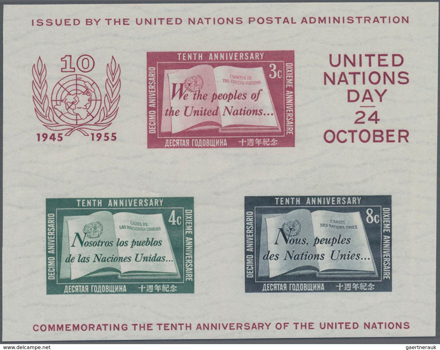 Vereinte Nationen - Alle Ämter: 1955/2004 (ca.), Umfangreiche Dubletten Aller Drei Gebiete Dabei Vie - Emissions Communes New York/Genève/Vienne