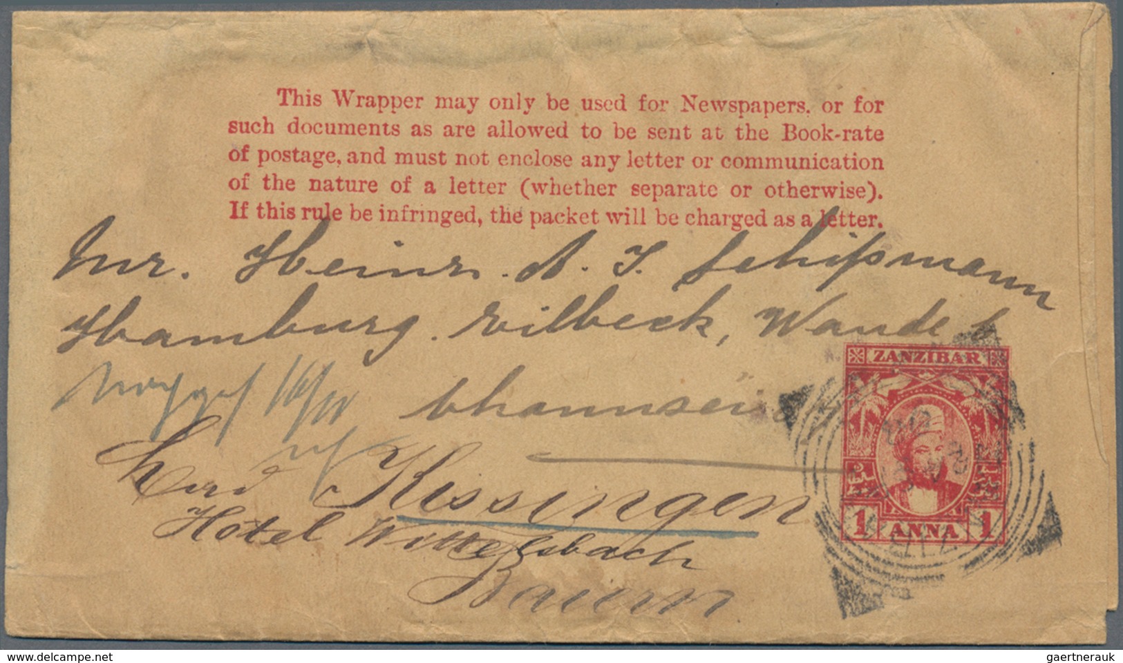 Zanzibar: 1898/1965 (ca.) Holding Of About 600 Unused And Used Postal Stationery Including Large-siz - Zanzibar (...-1963)