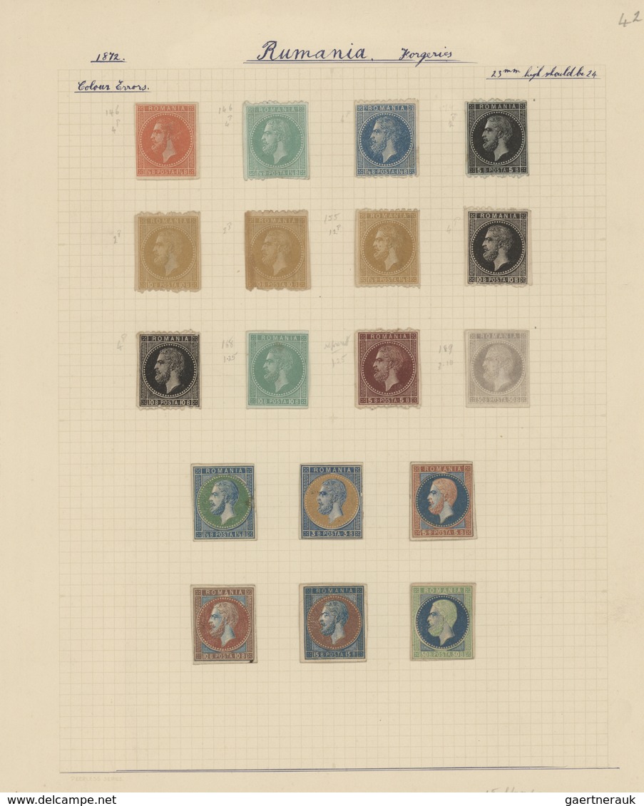 Alle Welt: 1840-1920 ca., "THE BATH PHILATELIC SOCIETY REFERENCE & STUDY COLLECTION": Comprehensive