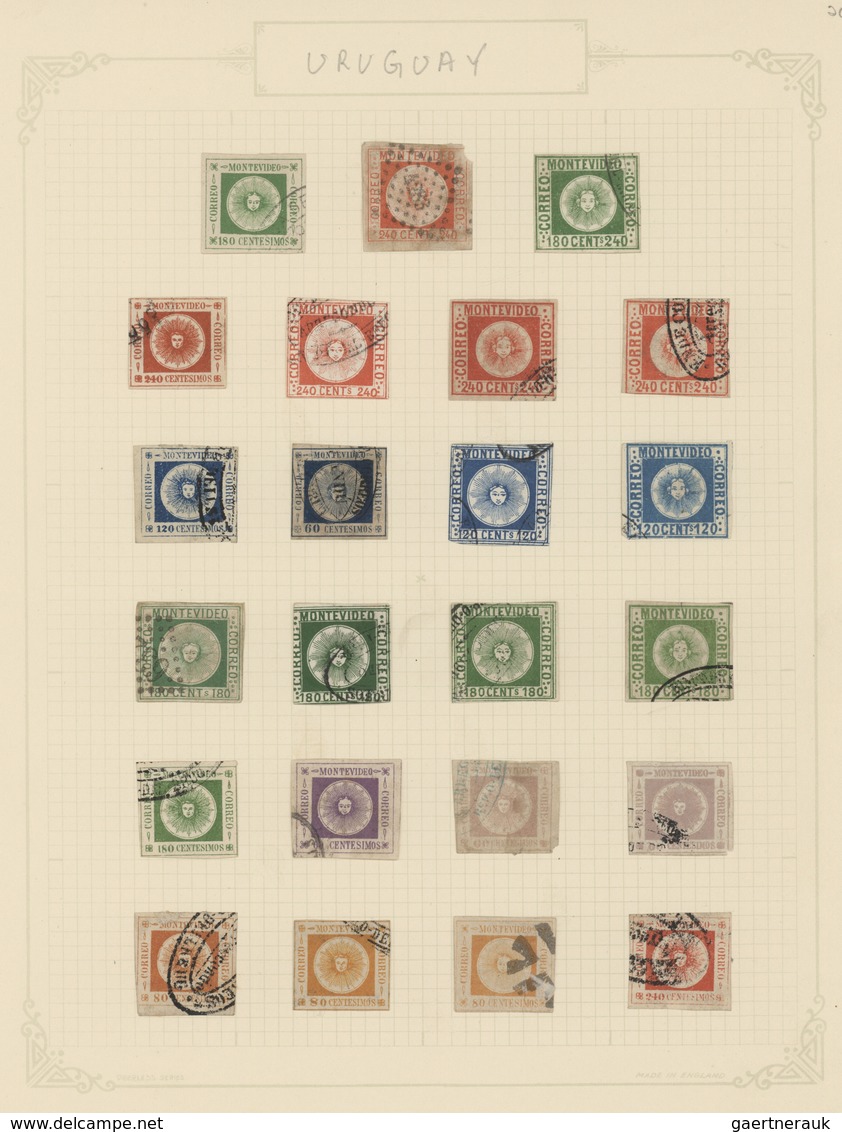 Alle Welt: 1840-1920 ca., "THE BATH PHILATELIC SOCIETY REFERENCE & STUDY COLLECTION": Comprehensive